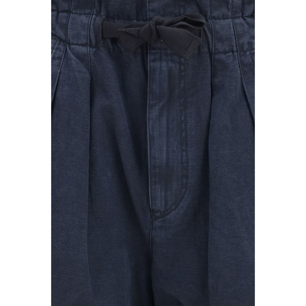 Marant Etoile Blue Cotton Shorts