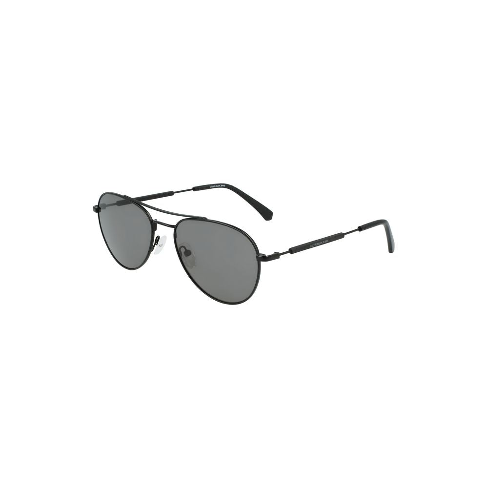 Calvin Klein Black Metal Men Sunglasses