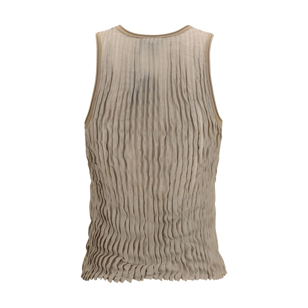 Giorgio Armani Beige Silk Shirt
