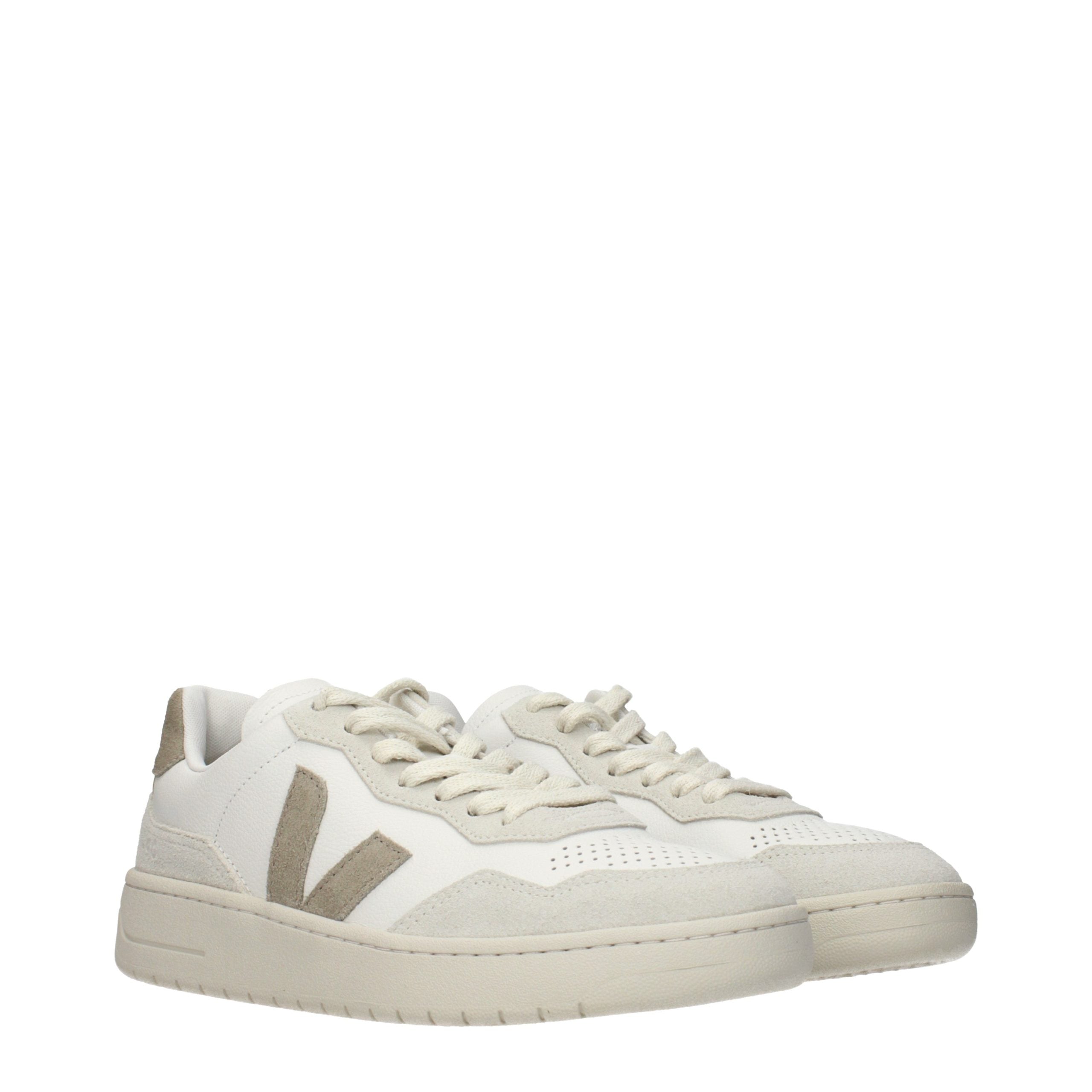 Veja Blue Leather Low Top Sneakers