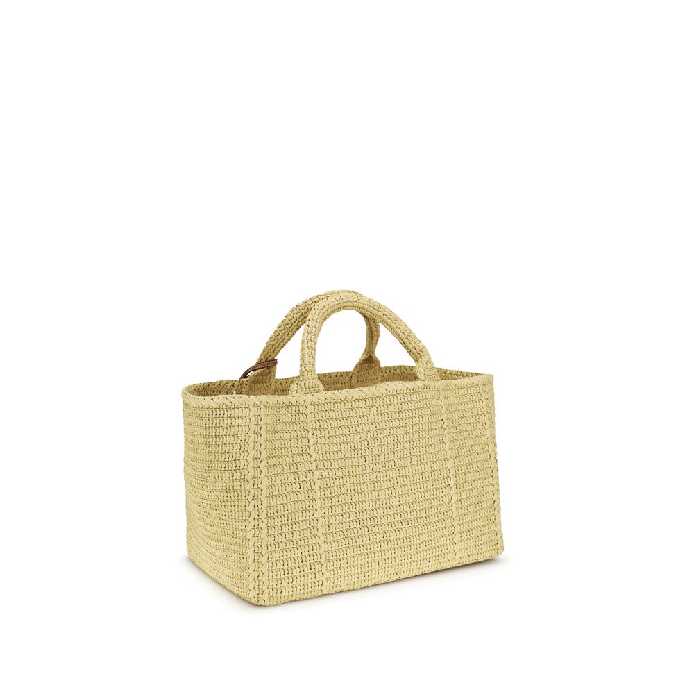 Prada Beige Viscose Handbag