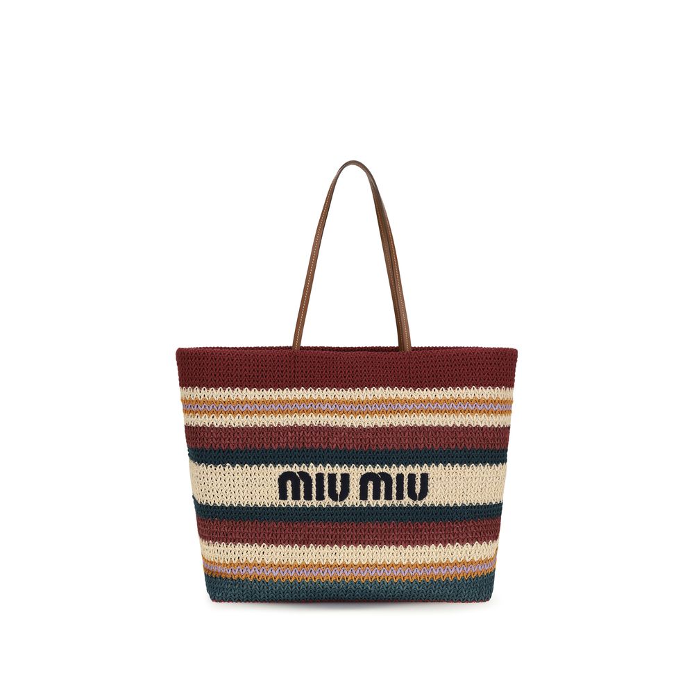 Miu Miu Multicolor Fabric Shoulder Bag