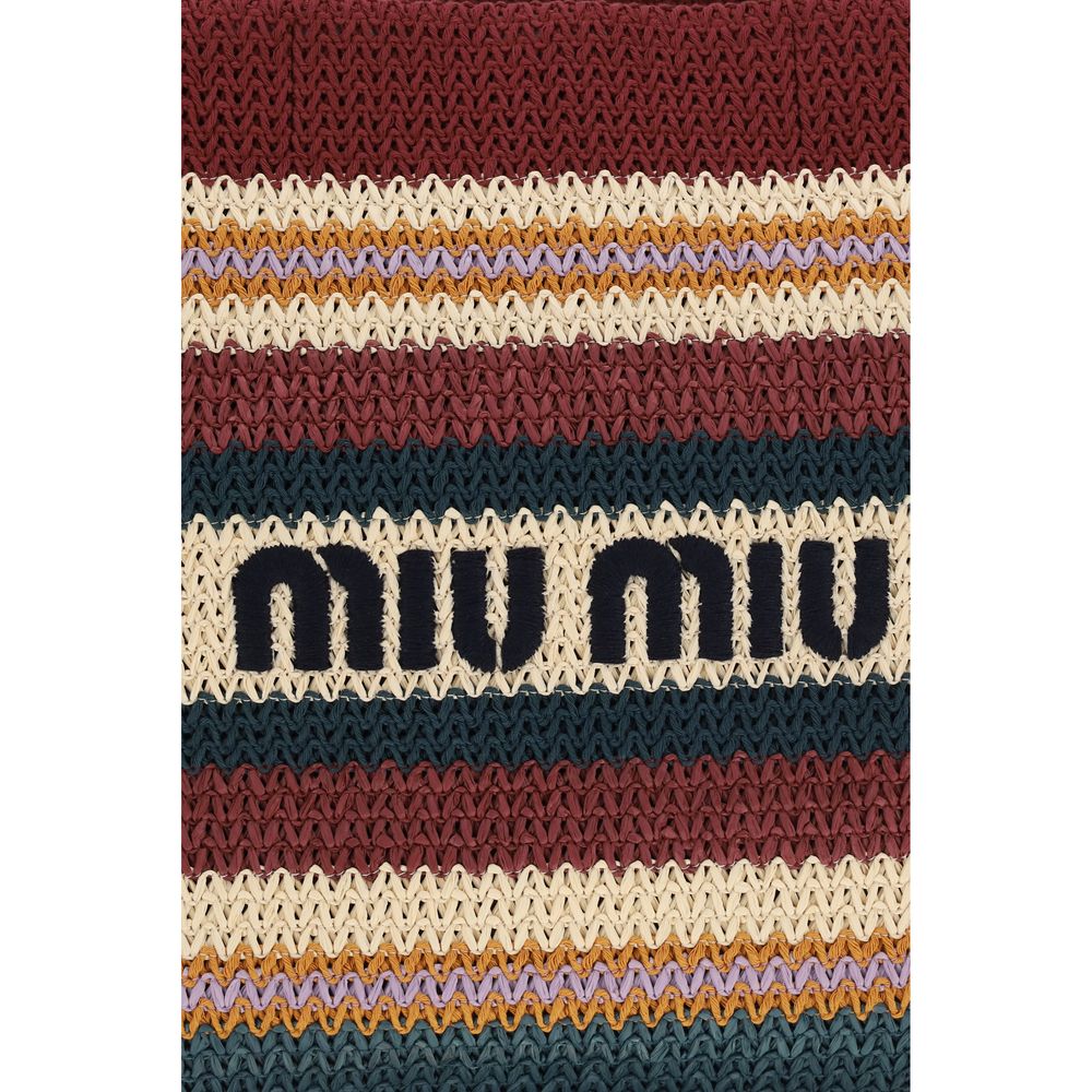 Miu Miu Multicolor Fabric Shoulder Bag