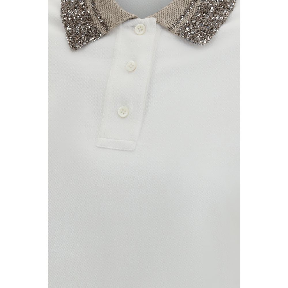 Brunello Cucinelli White Cotton Shortsleeve Shirt