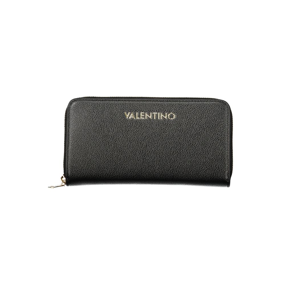Mario Valentino Black Polyurethane Womens Wallet