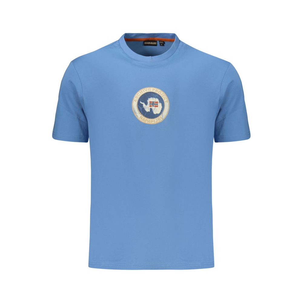 Napapijri Blue Cotton T-Shirt