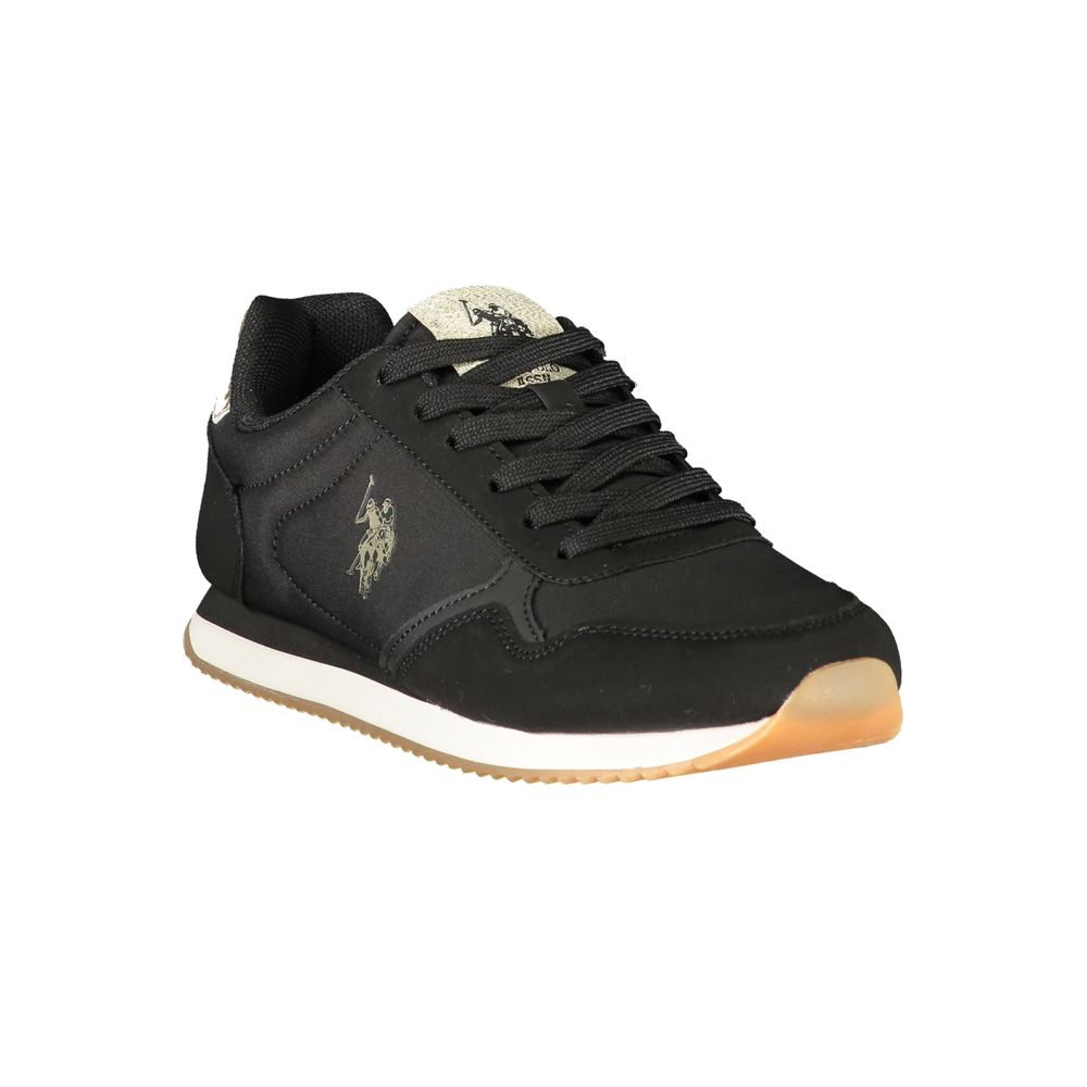 U.S. POLO ASSN. Black Polyester Athletic Sneakers