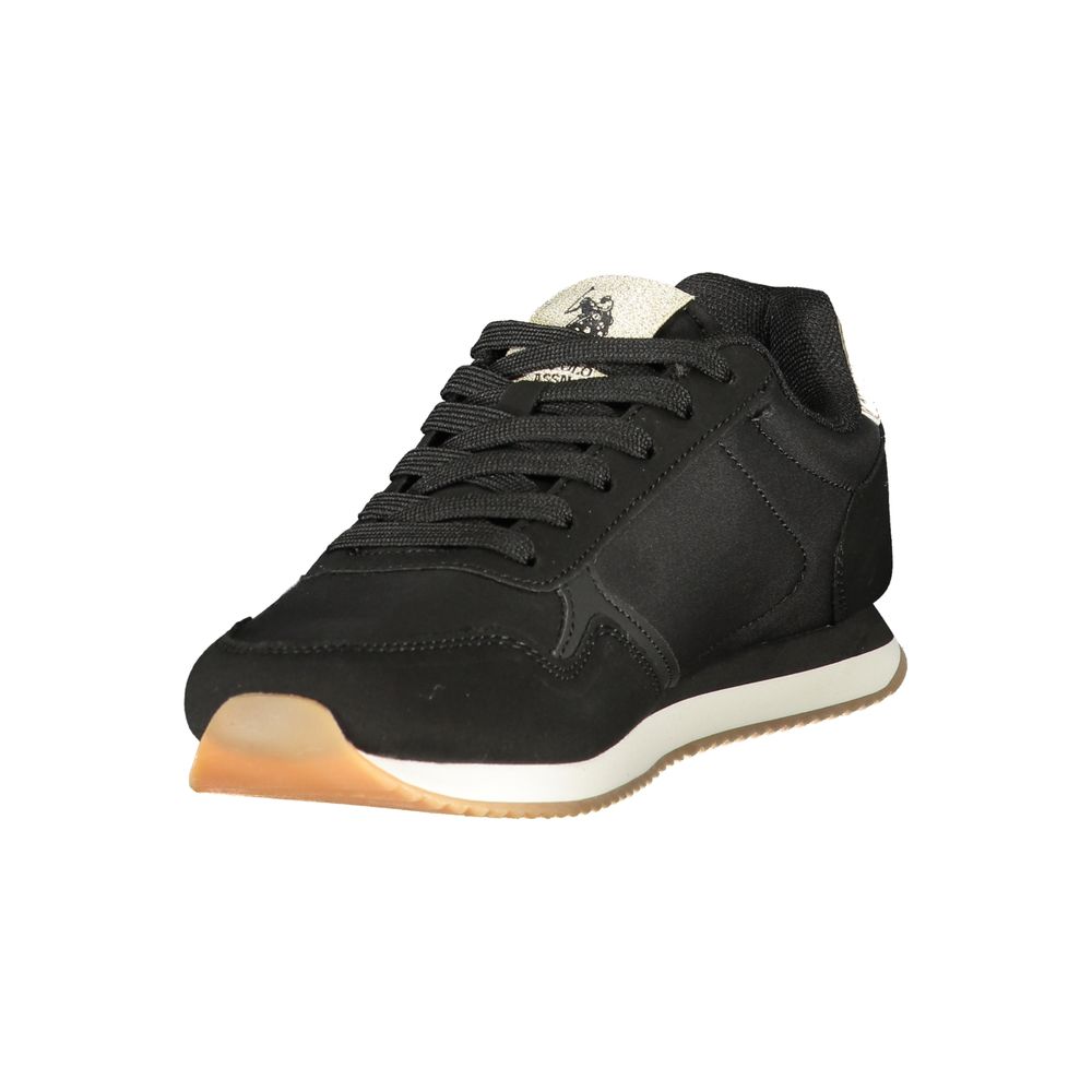 U.S. POLO ASSN. Black Polyester Athletic Sneakers