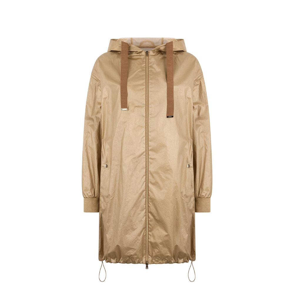 Herno Brown Cotton Coat