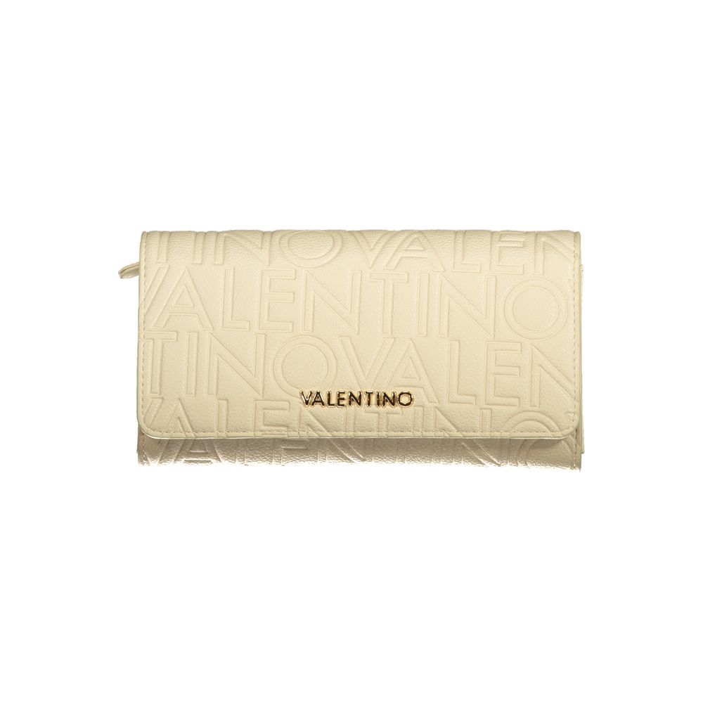 Mario Valentino Beige Polyurethane Women Wallet