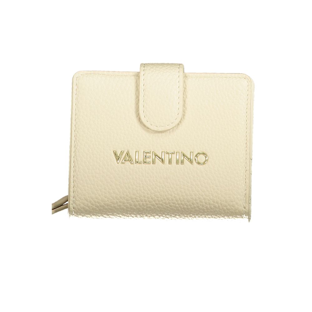 Mario Valentino Beige Polyurethane Women's Wallet