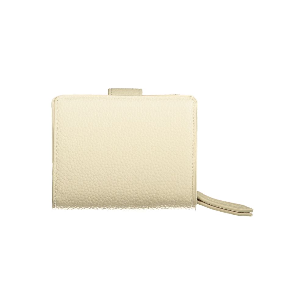 Mario Valentino Beige Polyurethane Women's Wallet