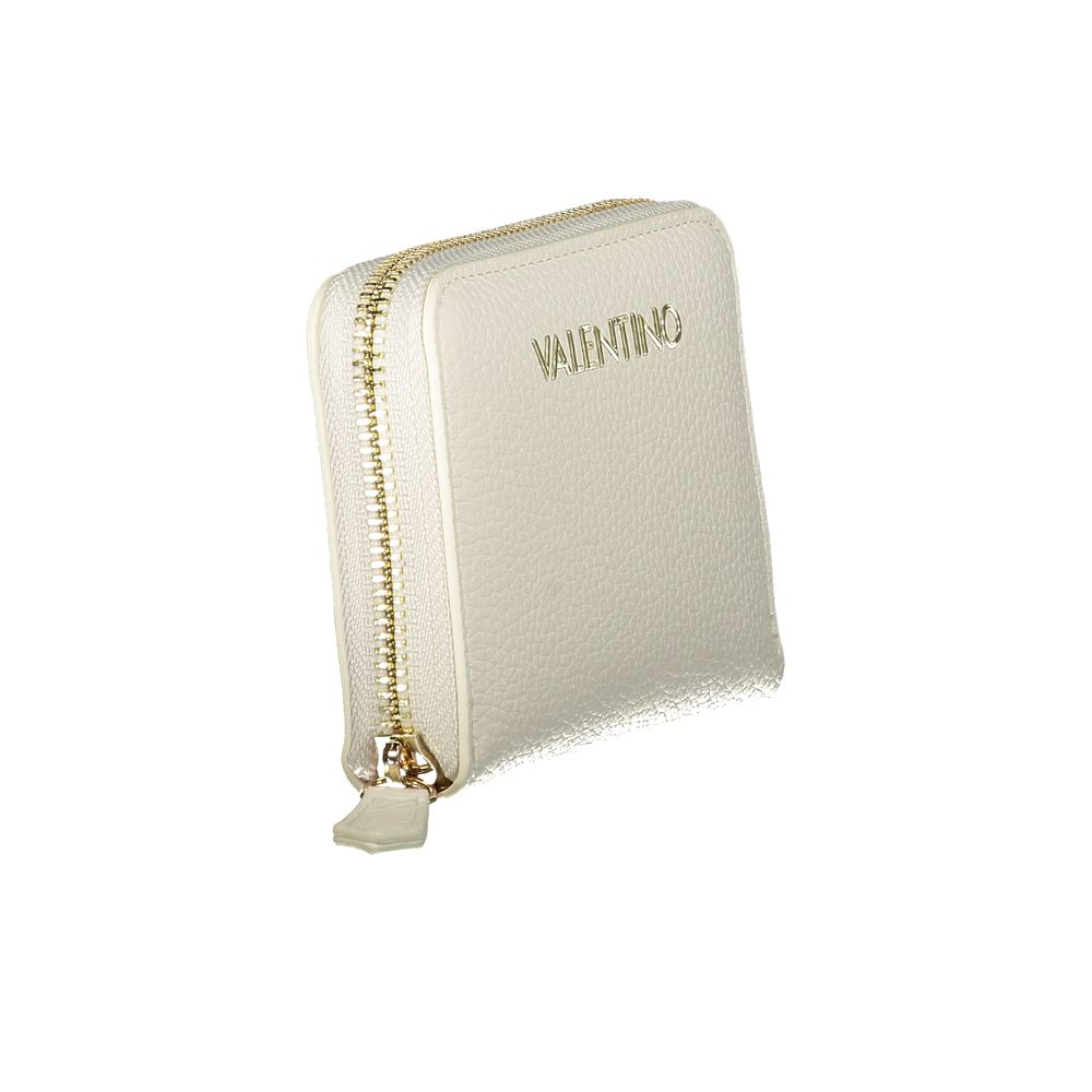 Mario Valentino Bianco Polyurethane Womens Wallet