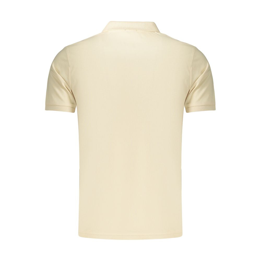 Rifle Beige Cotton Mens Polo