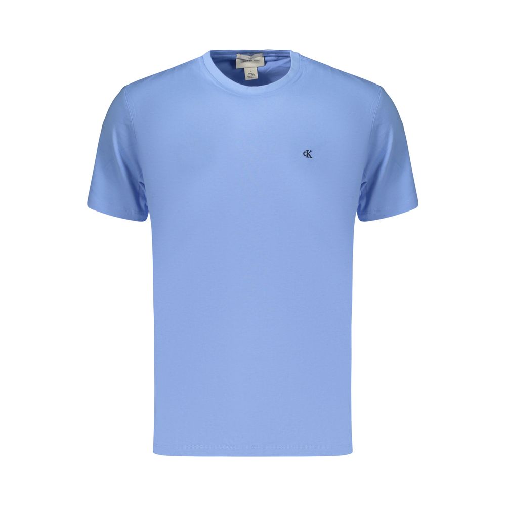 Calvin Klein Light Blue Cotton Men's T-Shirt