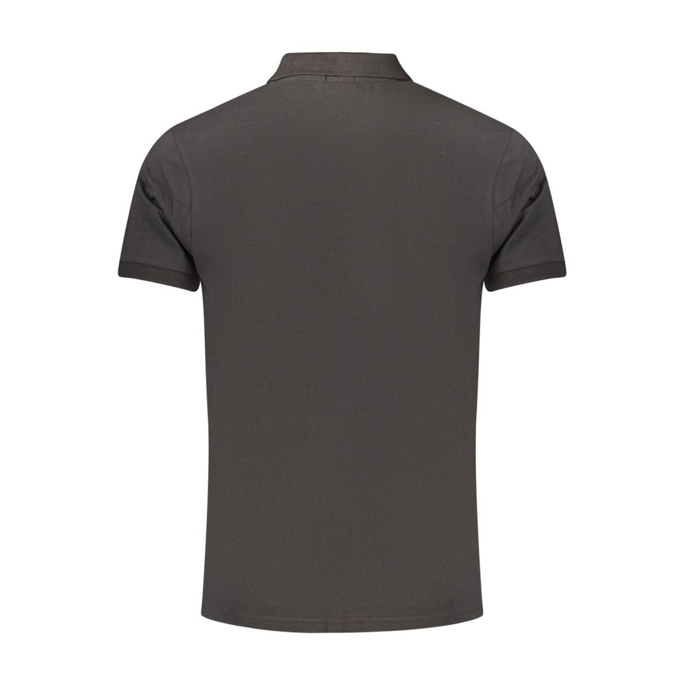 Rifle Black Cotton Polo Shirt