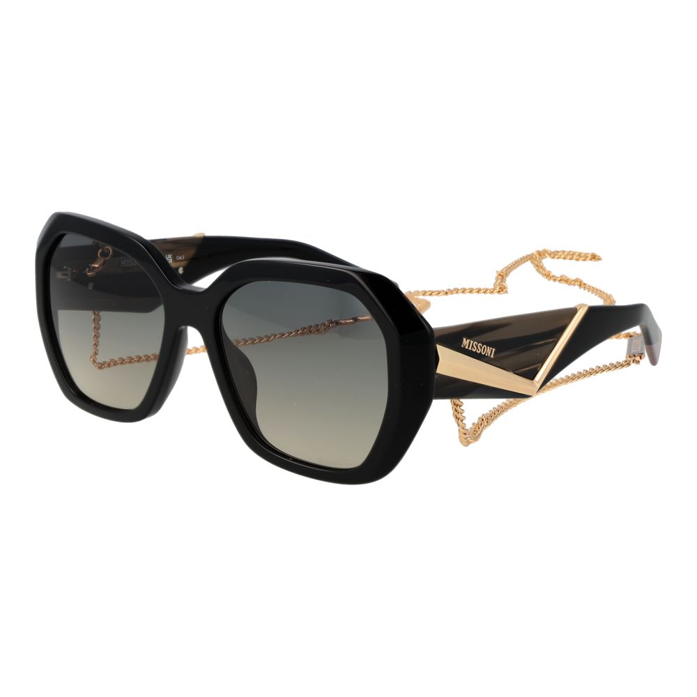 Missoni Black Acetate Sunglasses