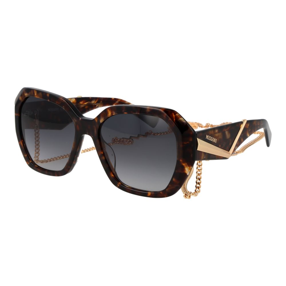 Missoni Brown Acetate Sunglasses