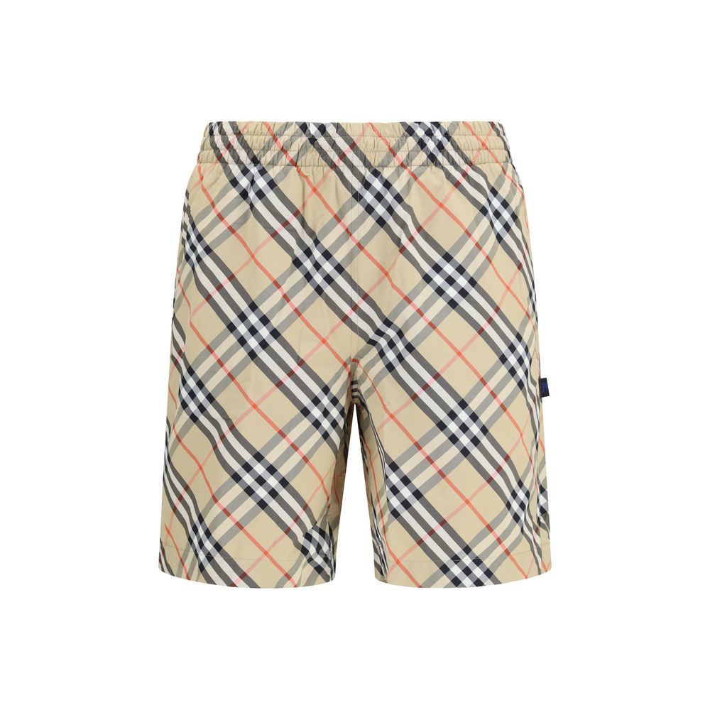 Burberry Beige Polyamide Swim Shorts