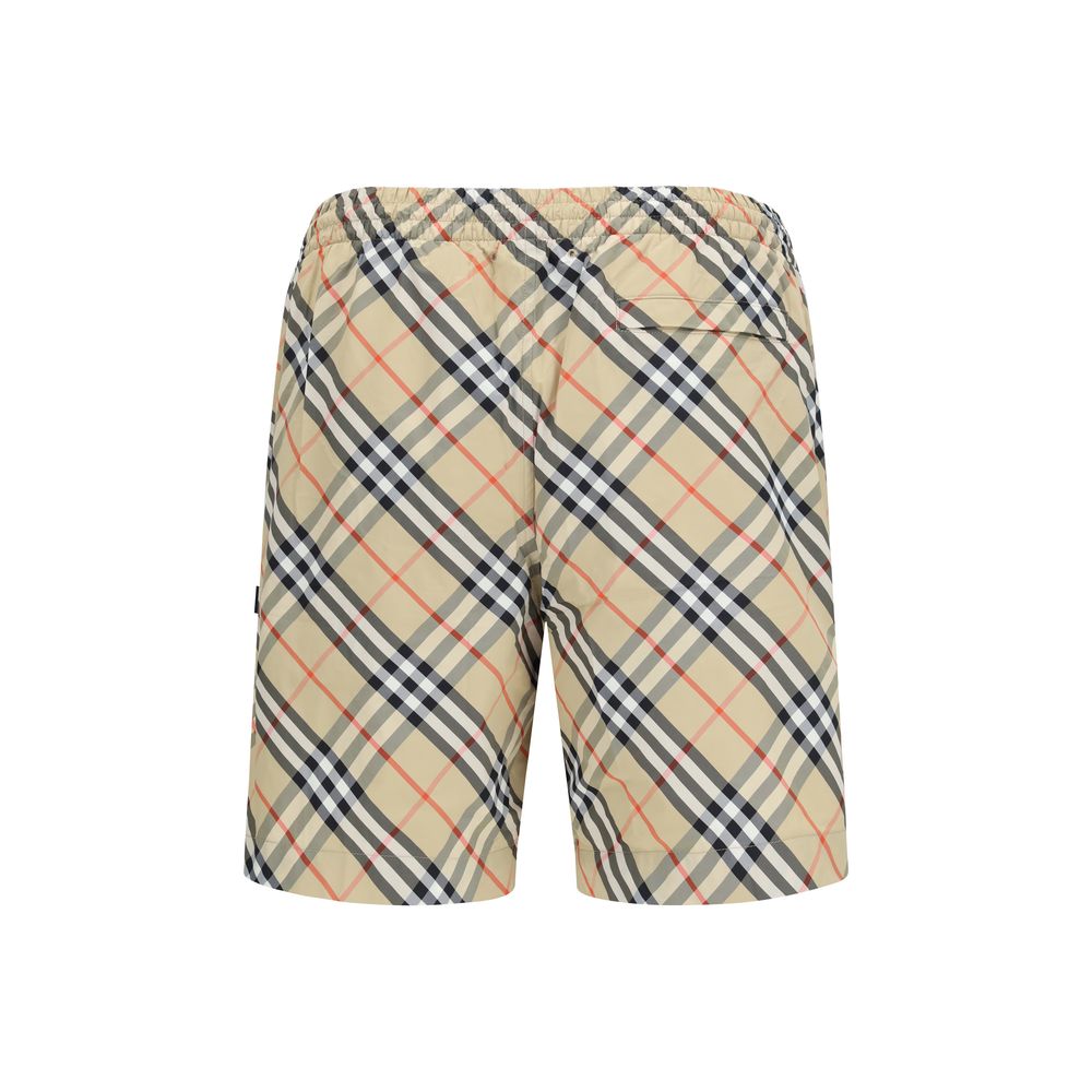 Burberry Beige Polyamide Swim Shorts