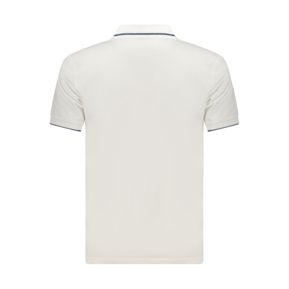 Coveri Moving White Cotton Men's Polo Shirt