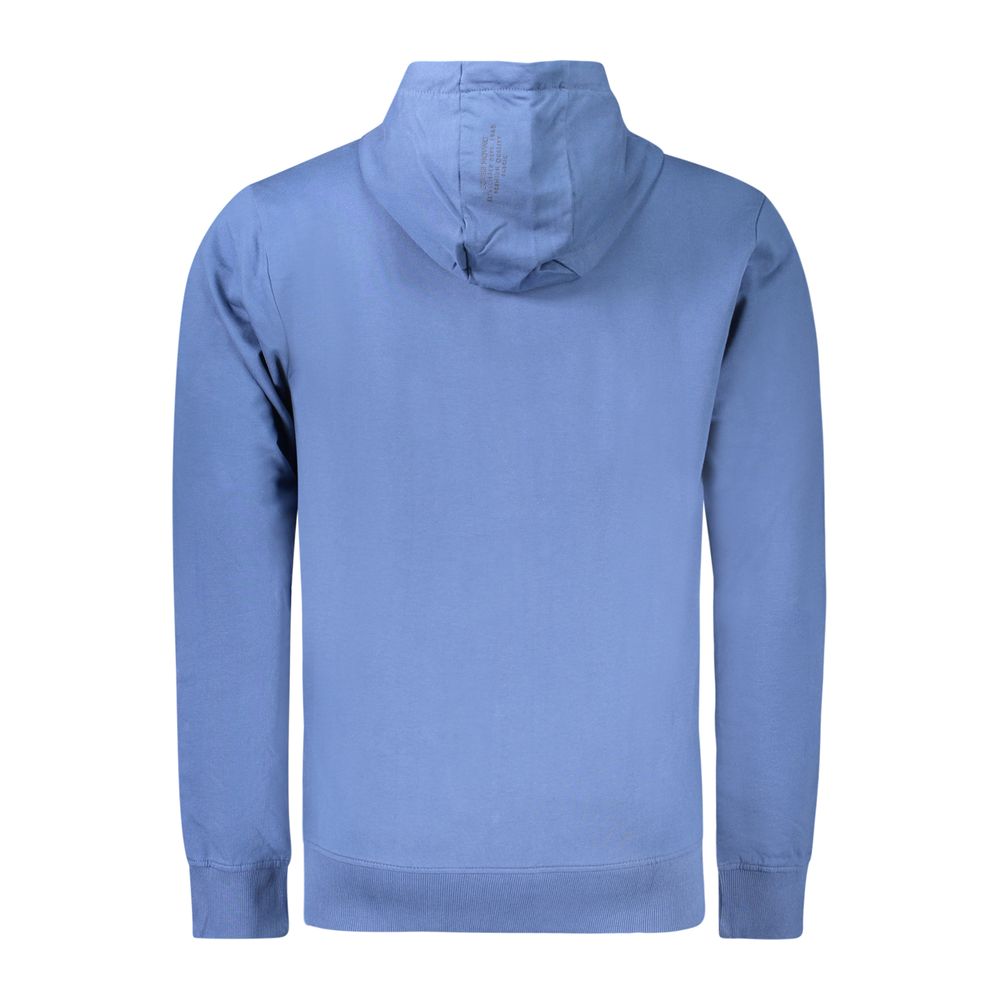 Coveri Moving Blue Cotton Men's Sweatshirt