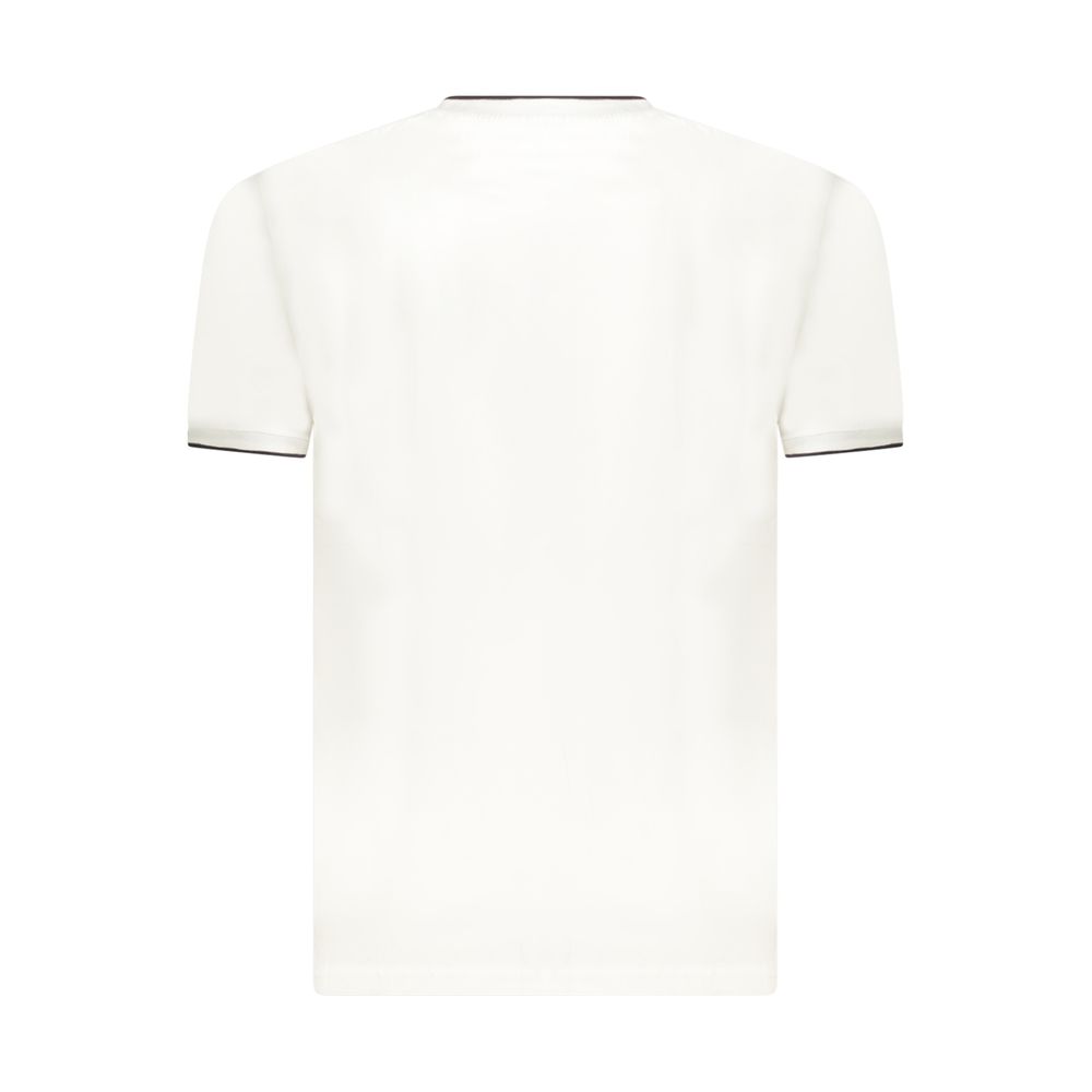 Coveri Moving Bianco Cotton Men's T-Shirt