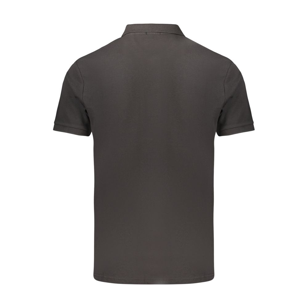 Coveri Moving Black Cotton Polo Shirt