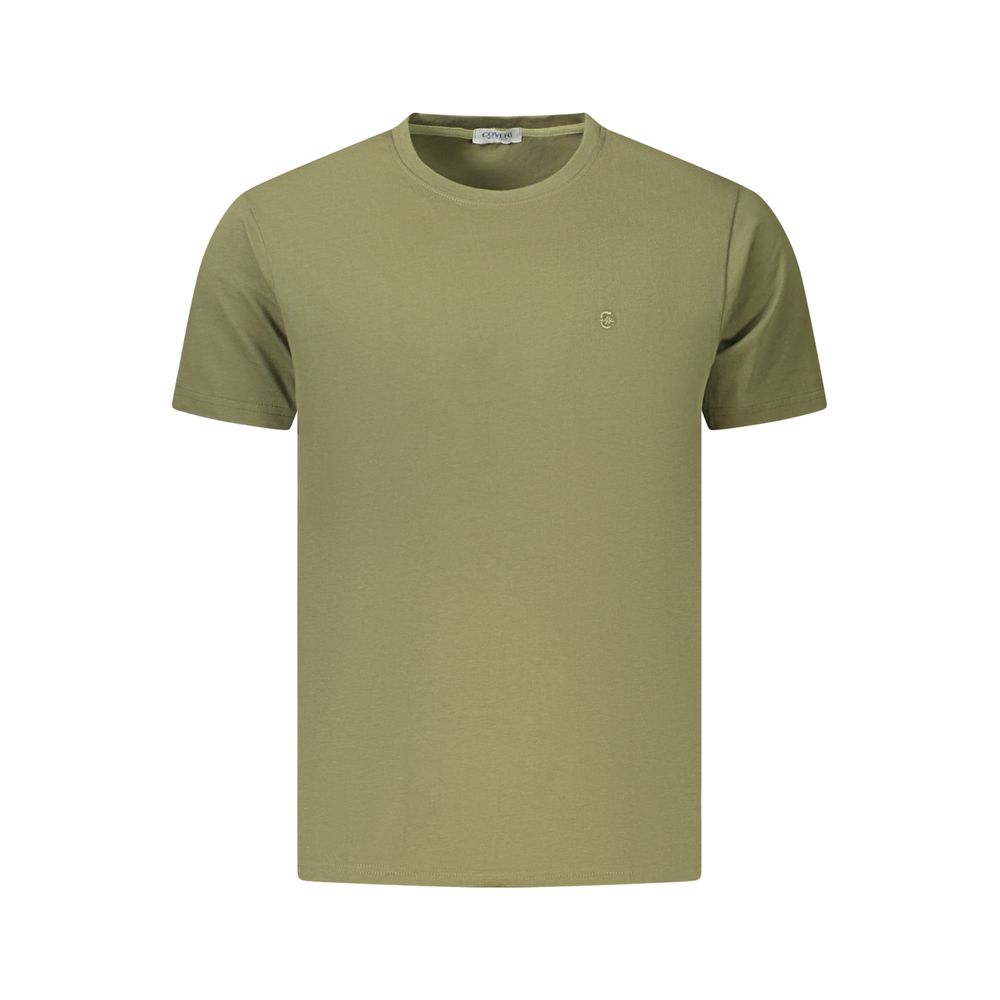 Coveri Moving Green Cotton T-Shirt