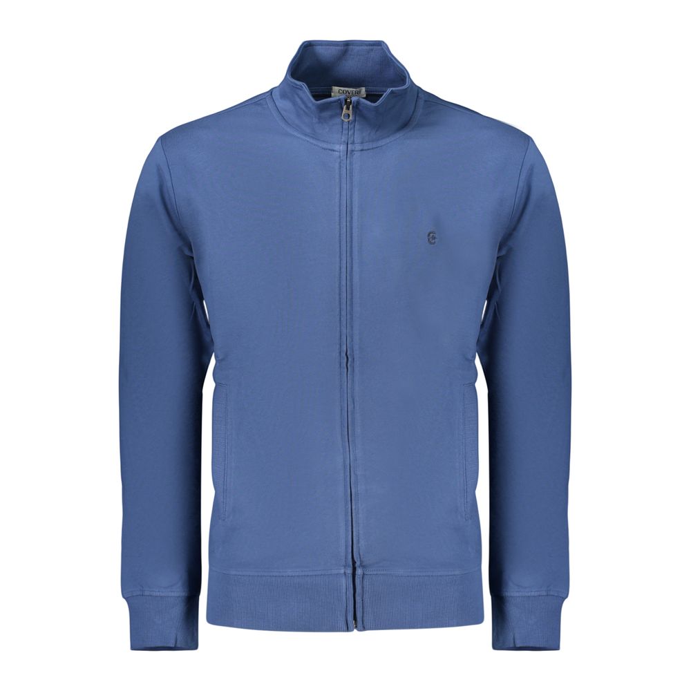Coveri Moving Blue Cotton Sweatshirt