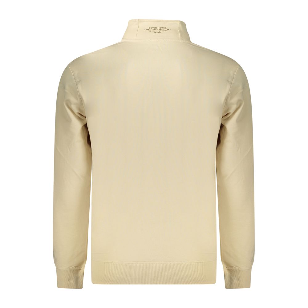 Coveri Moving Beige Cotton Sweatshirt