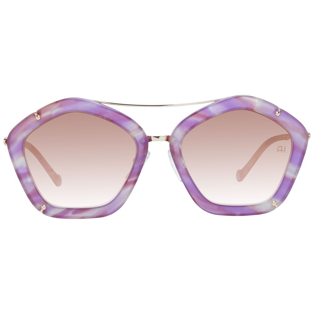 Ana Hickmann Purple Metal Sunglasses