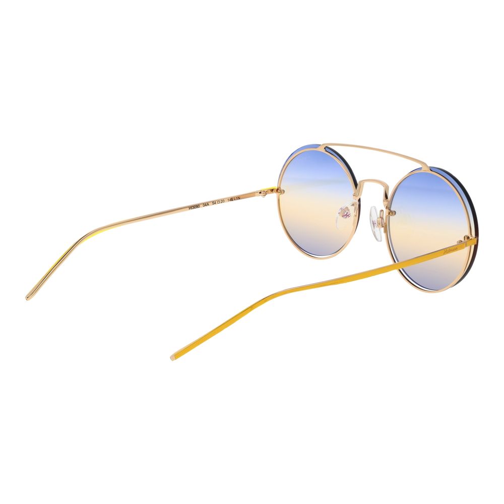 Ana Hickmann Gold Metal Sunglasses