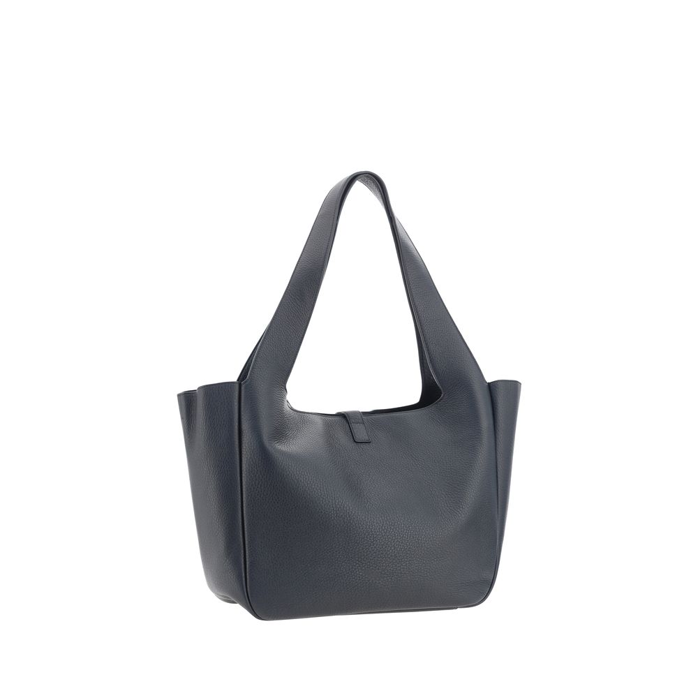 Saint Laurent Black Leather Shoulder Bag