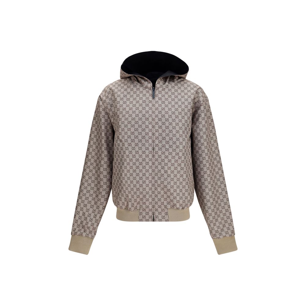 Gucci Black Polyester Bomber