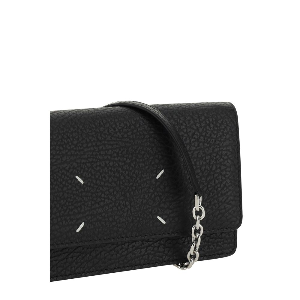 Margiela Black Calf Leather Bos Taurus Wallet