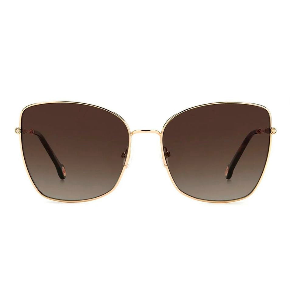 Carolina Herrera Gold Metal Sunglasses
