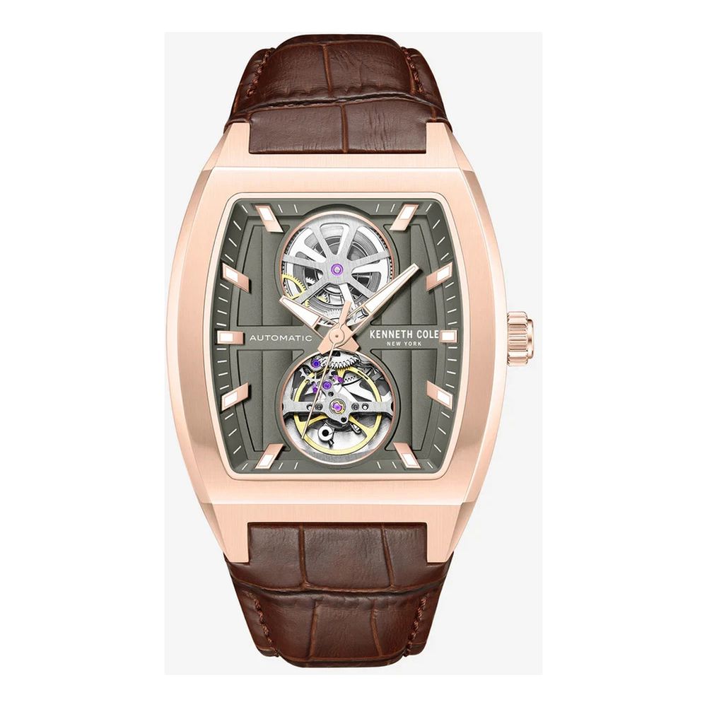 Kenneth Cole Brown Leather Dress Watch