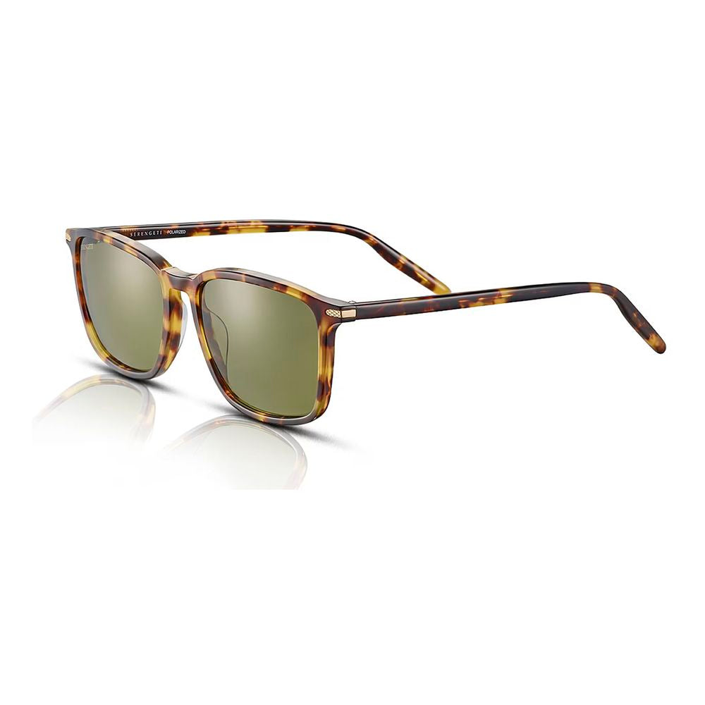 Serengeti Brown Resin Sunglasses