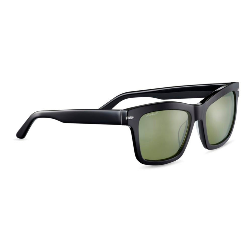 Serengeti Black Plastic Sunglasses