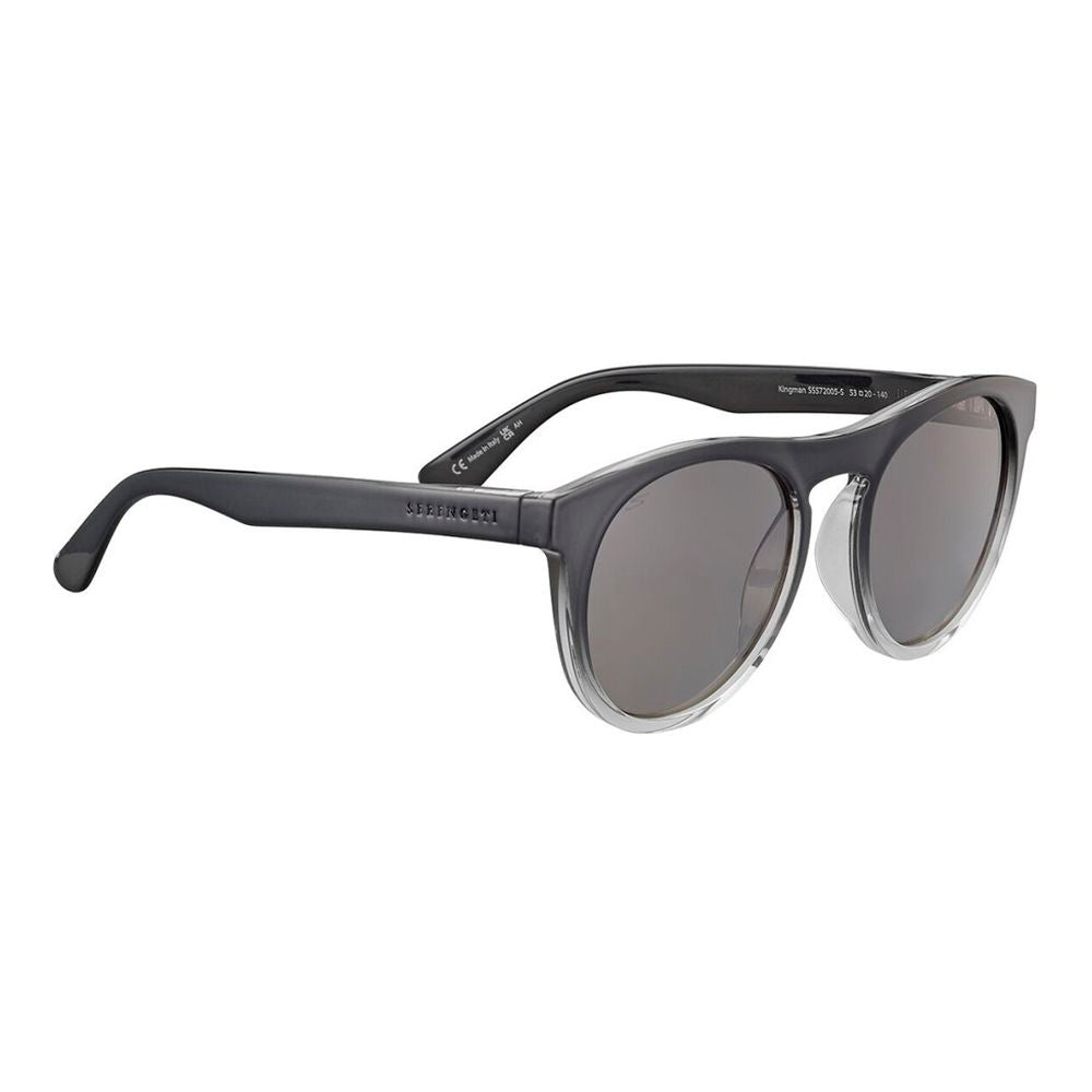 Serengeti Black Resin Sunglasses