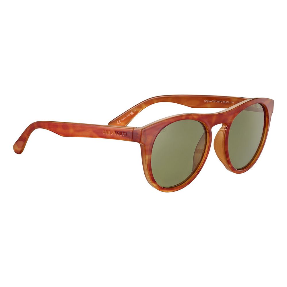 Serengeti Brown Resin Sunglasses