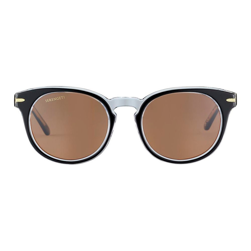 Serengeti Black Resin Sunglasses