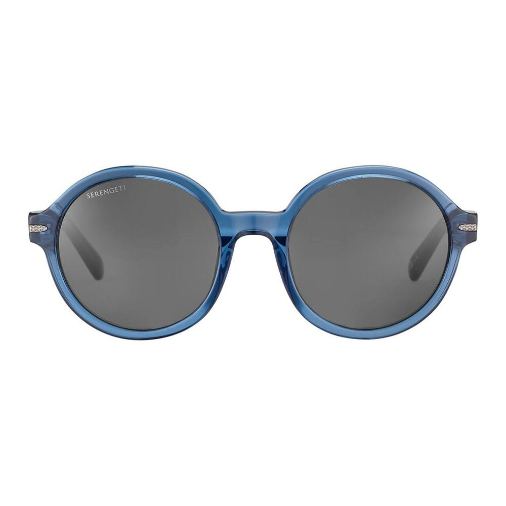 Serengeti Blue Resin Sunglasses