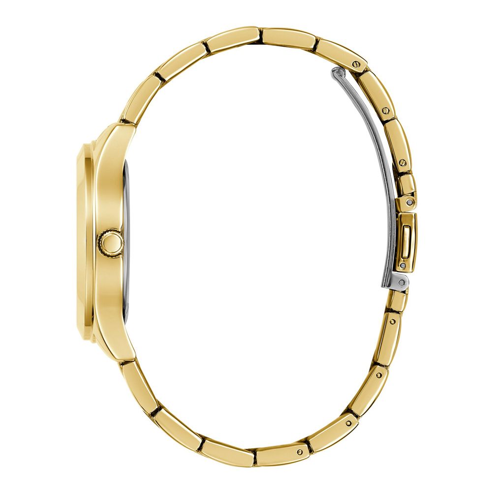 Guess Gold Stainless Steel Dress Watch