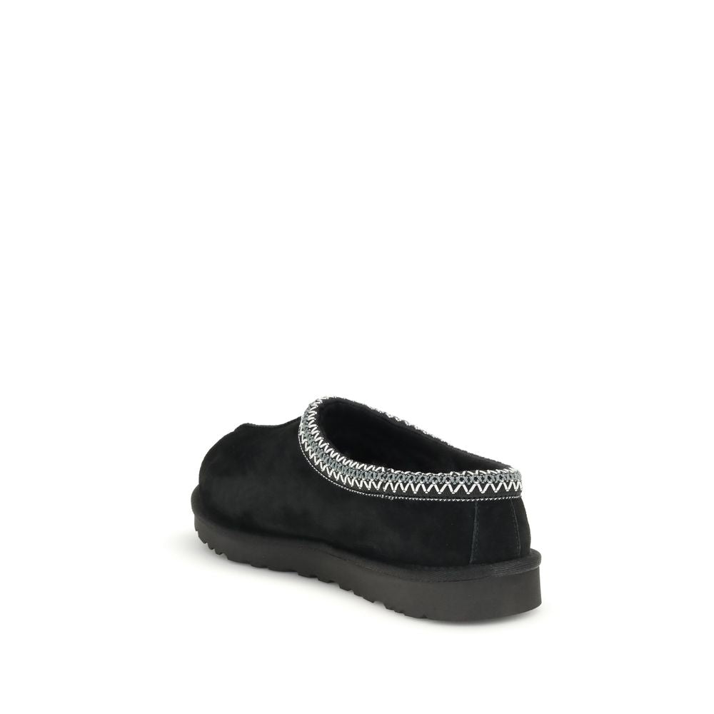 UGG Black Leather Moccassin
