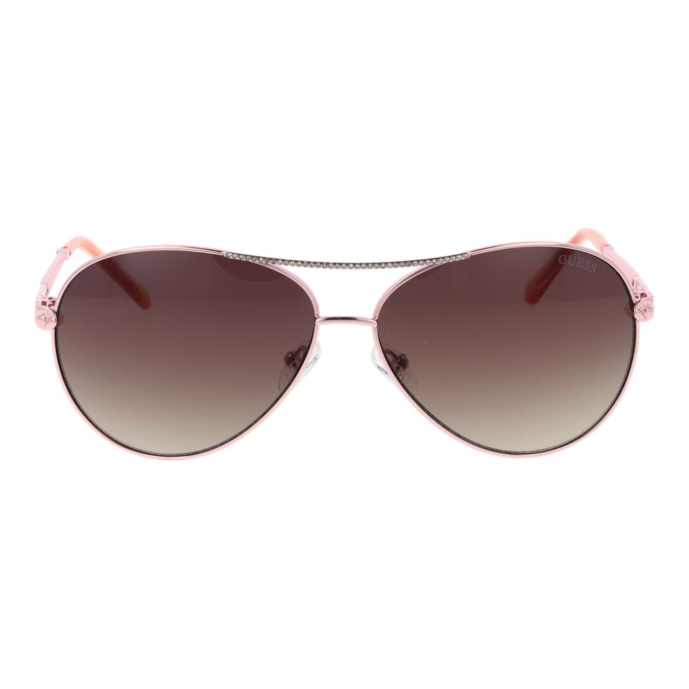 Guess Rose Gold Metal Sunglasses