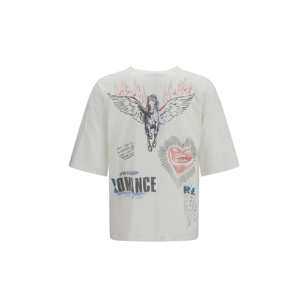 Represent Beige Cotton T-Shirt