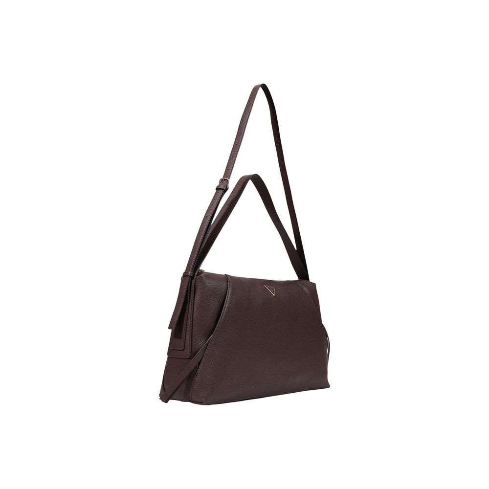 Guess Brown Polyethylene Handbag
