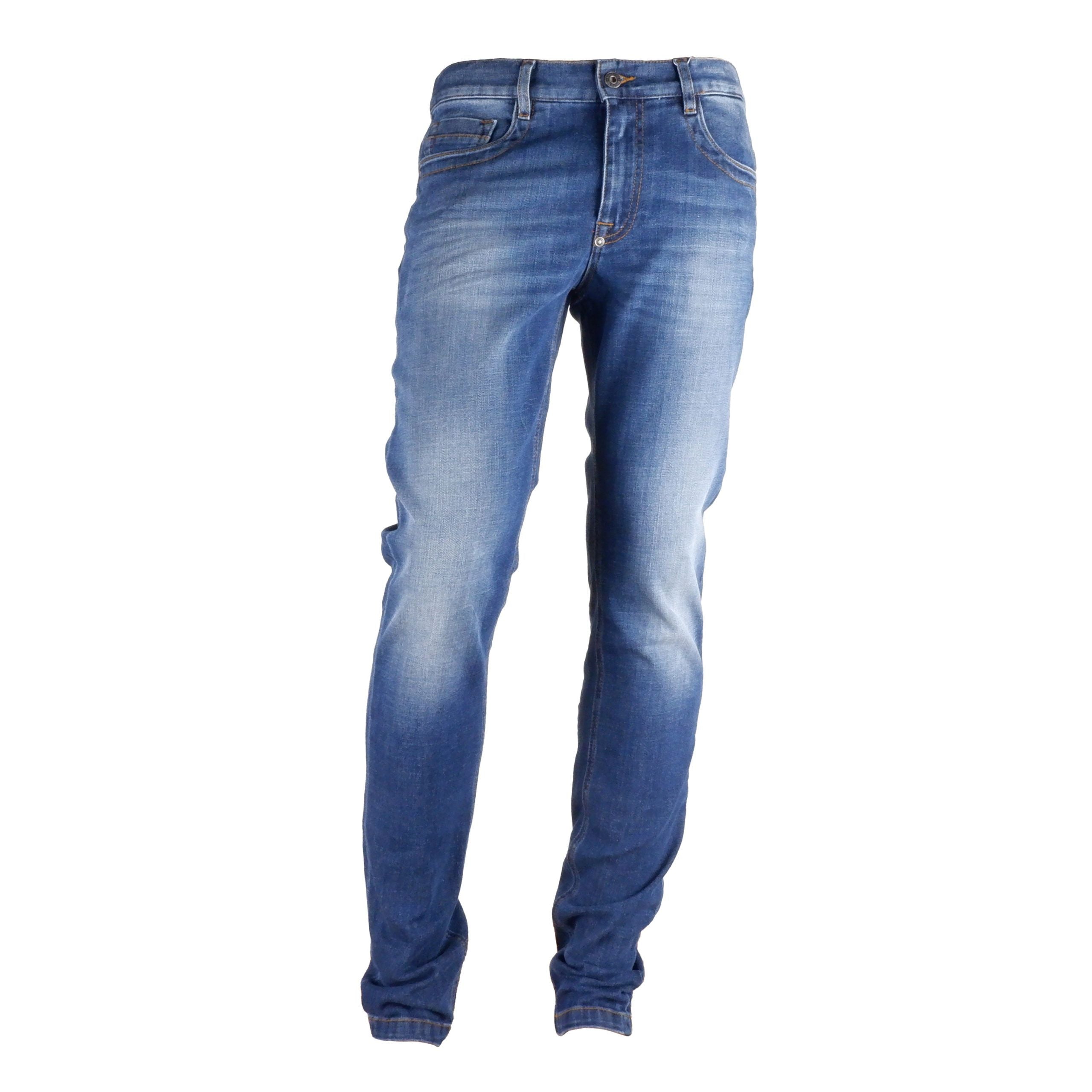 Bikkembergs Blue Cotton Men Jeans